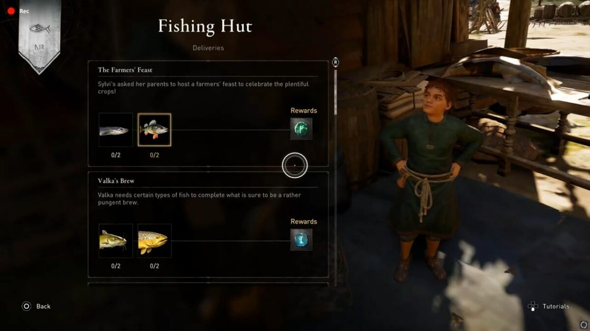 Big Shad and Mackerel Fishing Location in AC Valhalla