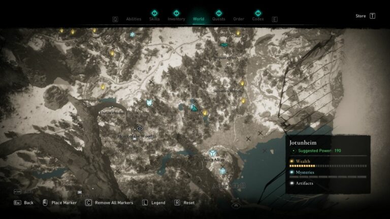 Guía de Assassin's Creed Valhalla: todas las riquezas y misterios de Jotunheim