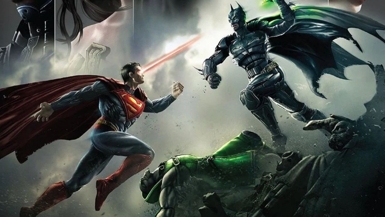 DC anuncia sua última capa de filme de animação 'Injustice'