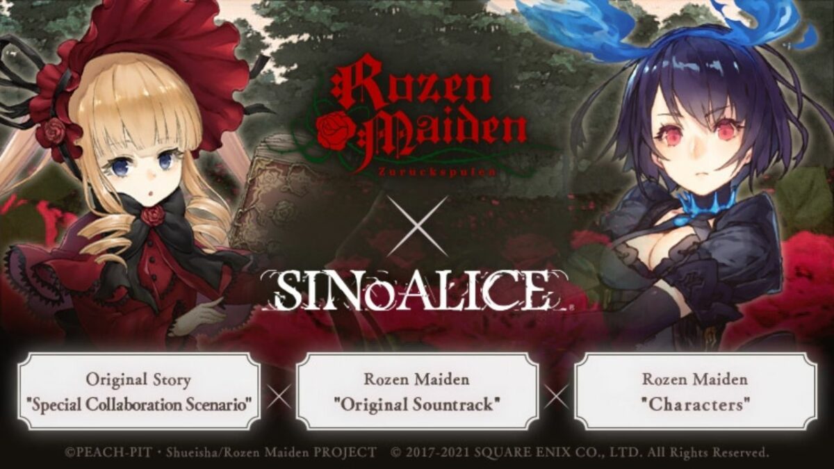 O evento inaugural do SINoALICE X Rozen chegou para mergulhar você na fantasia gótica!