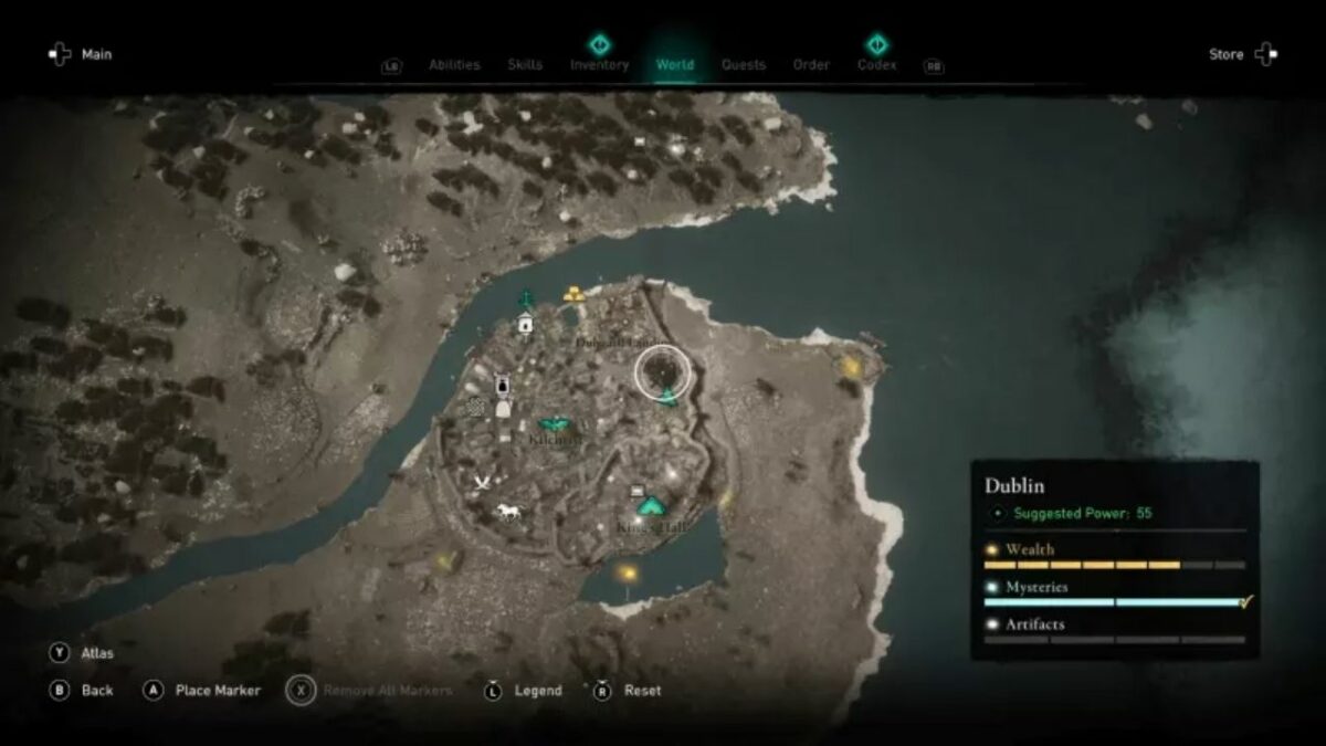 The Tallest Tree in Dublin AC Valhalla The Spider Location