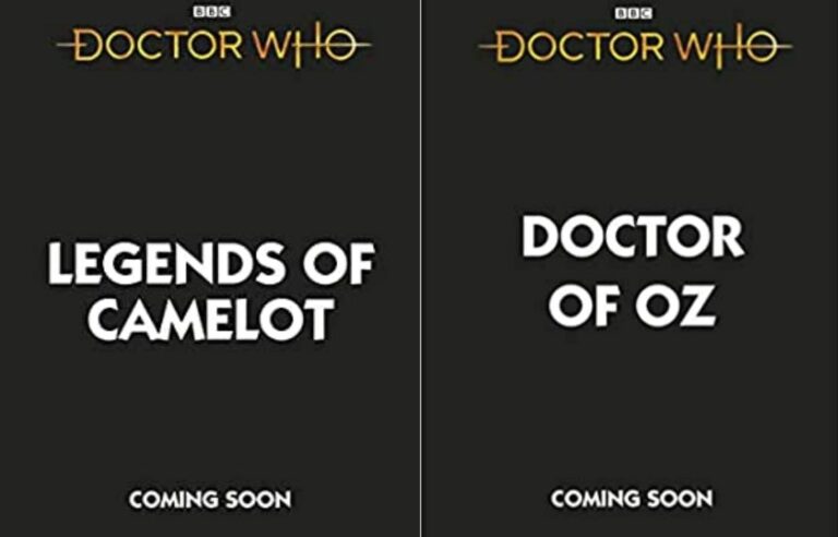 Doctor Who Stories zum Crossover mit dem Zauberer von Oz und Camelot