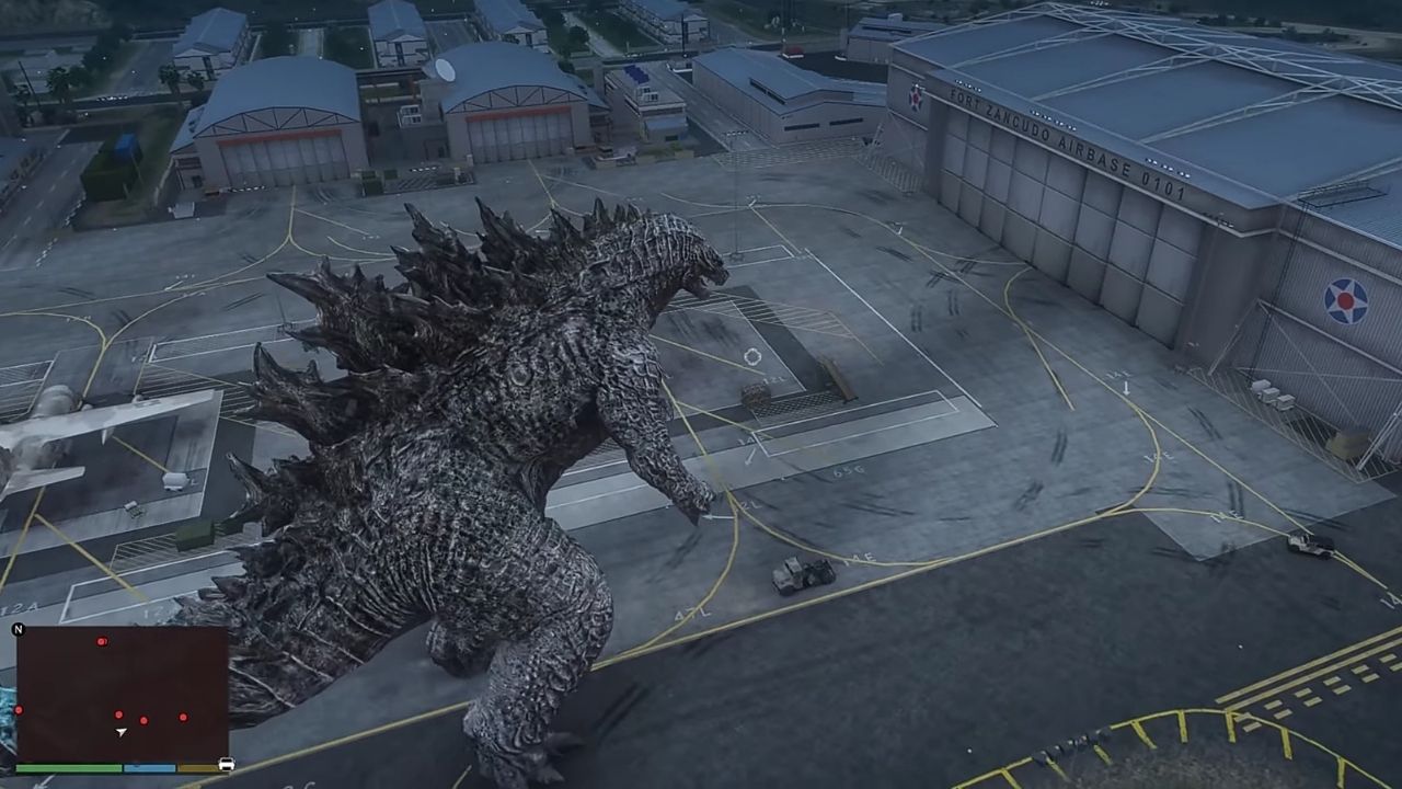 This Incredible Mod Brings Our Much-Beloved Godzilla to GTA 5 cover