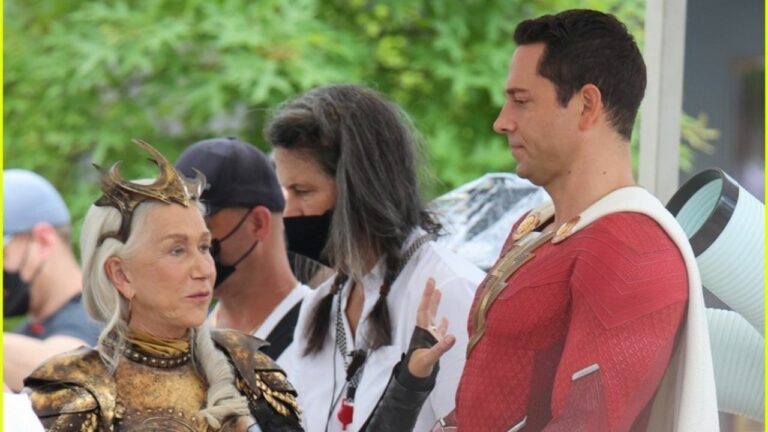 Helen Mirren’s Hespera Looks Ravenous in New Shazam 2 Set Photos