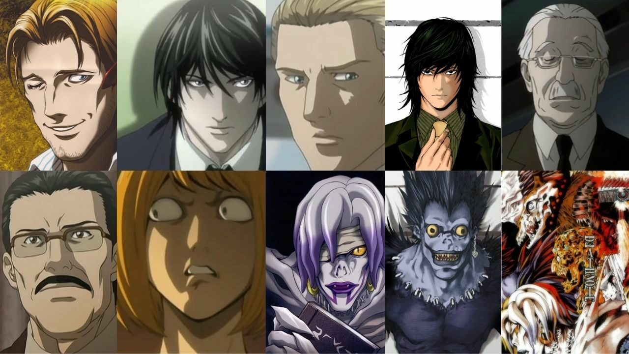 Die 10 stärksten Charaktere im Death Note-Cover