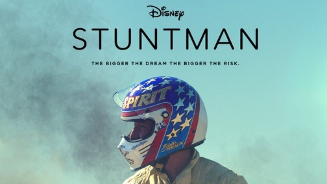 Stuntkünstler Eddie Braun trotzt dem Tod im Cover der Disney+-Dokumentation