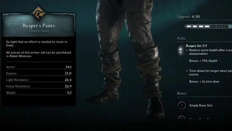 AC Valhalla Siege of Paris: Reaper Armor Set と Infamy Rank Guide を入手