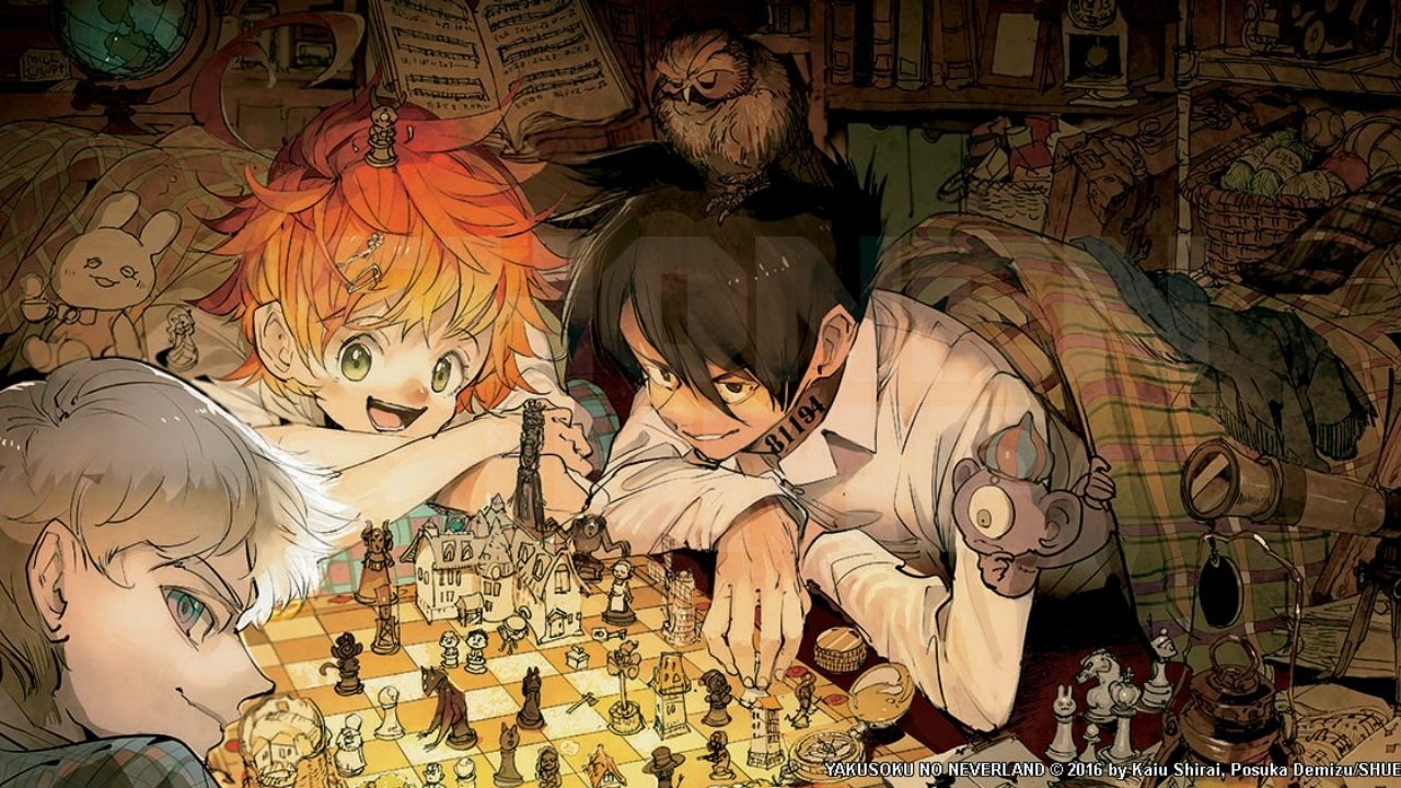 Funimation Streams englische Synchronisation des Covers der zweiten Staffel von The Promised Neverland