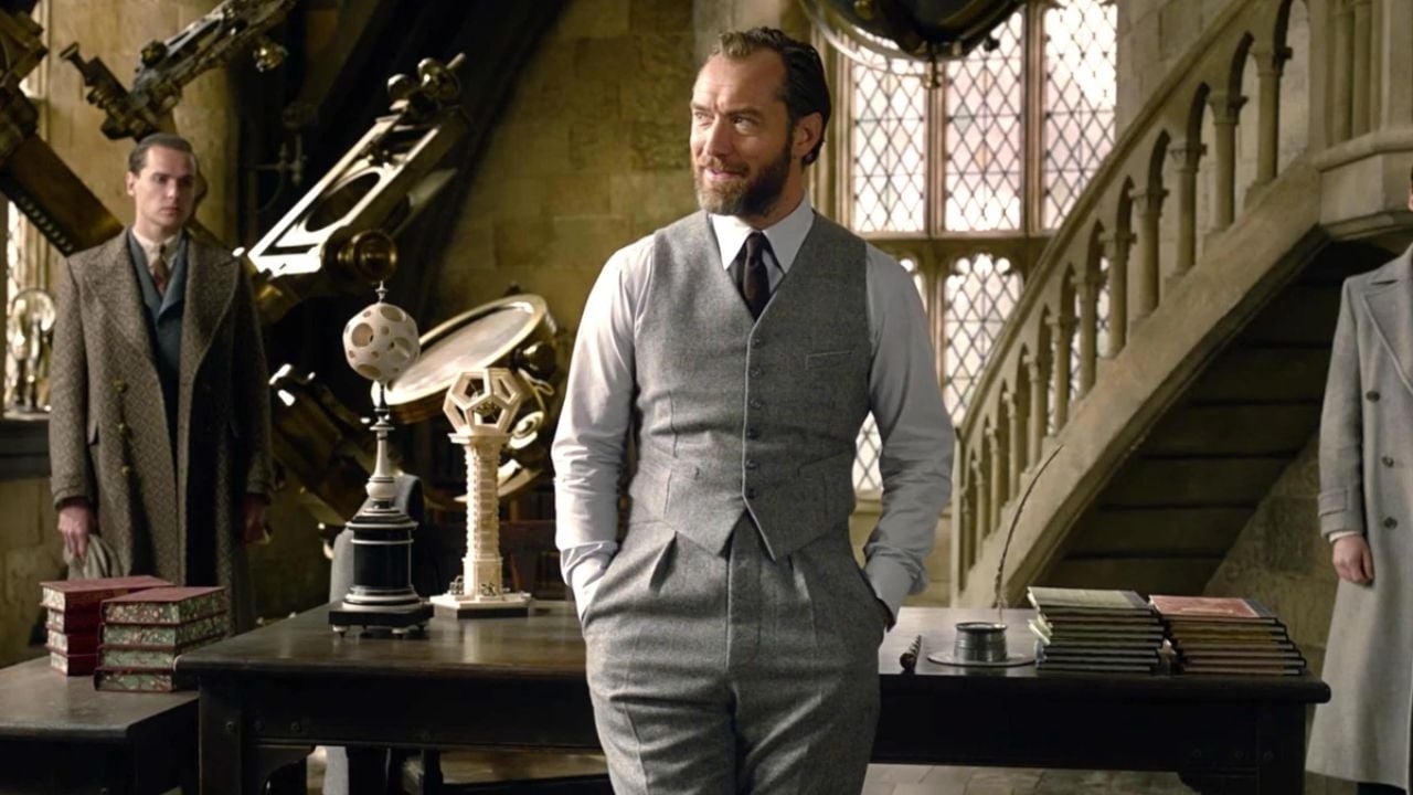 A Phoenix Soars Towards Hogwarts in New Poster for Fantastic Beasts 3 cover