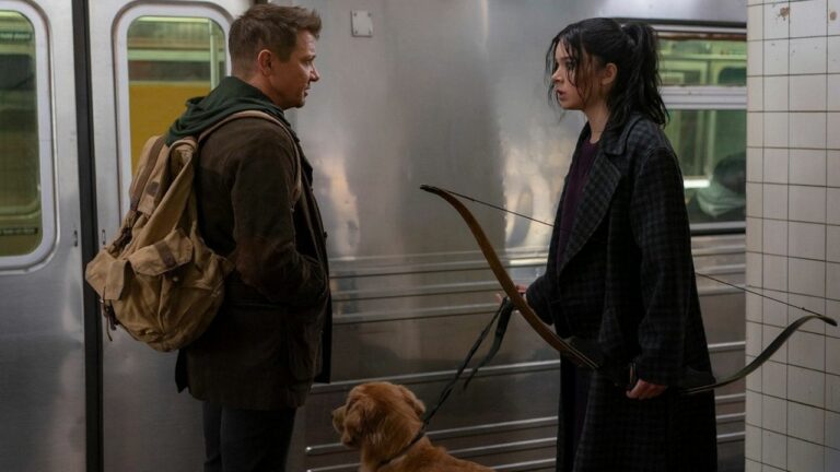 Hawkeye Goes Christmas-y In Latest Poster With Kate & Pizza Dog