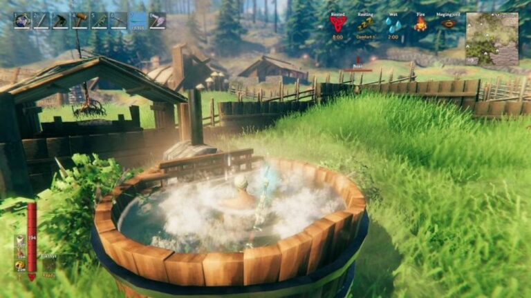 Valheim Guide: Craft and Relax in a Hot Tub With Your Fellow Vikings!