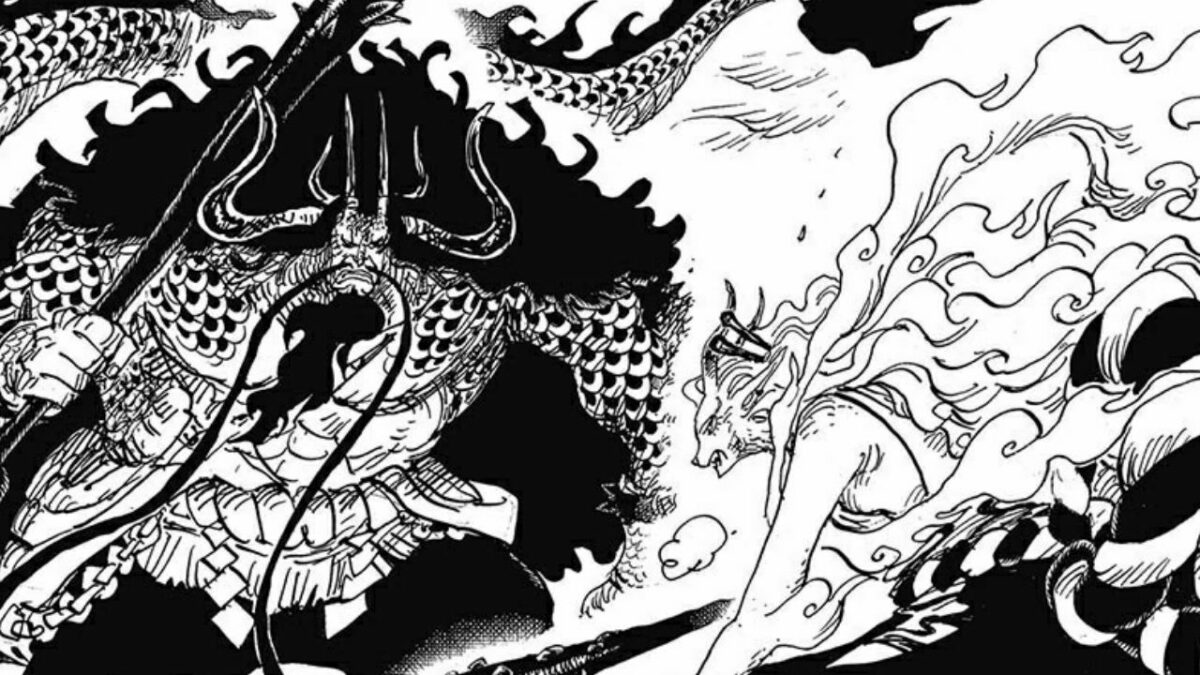 Kaido vs Yamaot in the latest Manga