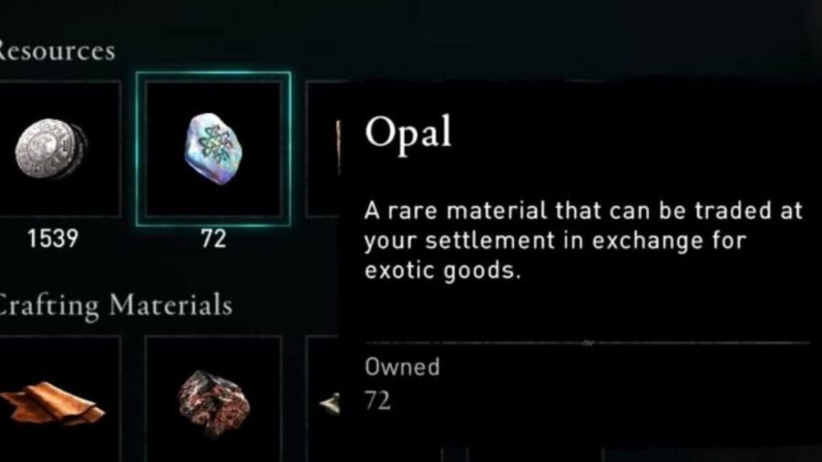 Finden und züchten Sie Opale mühelos mit diesem AC Valhalla Opal Guide