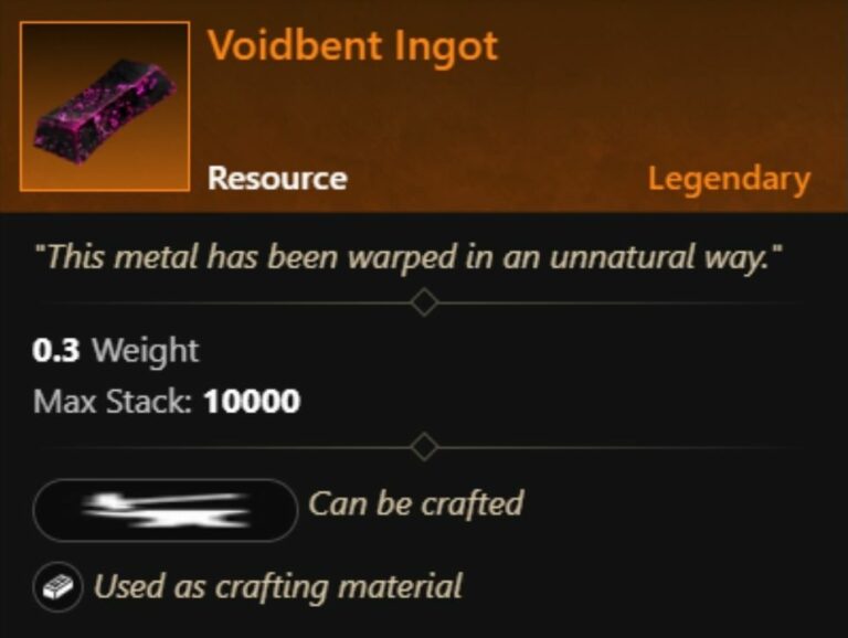 New World Crafting Guide: How to Craft Voidbent Armor in New World?