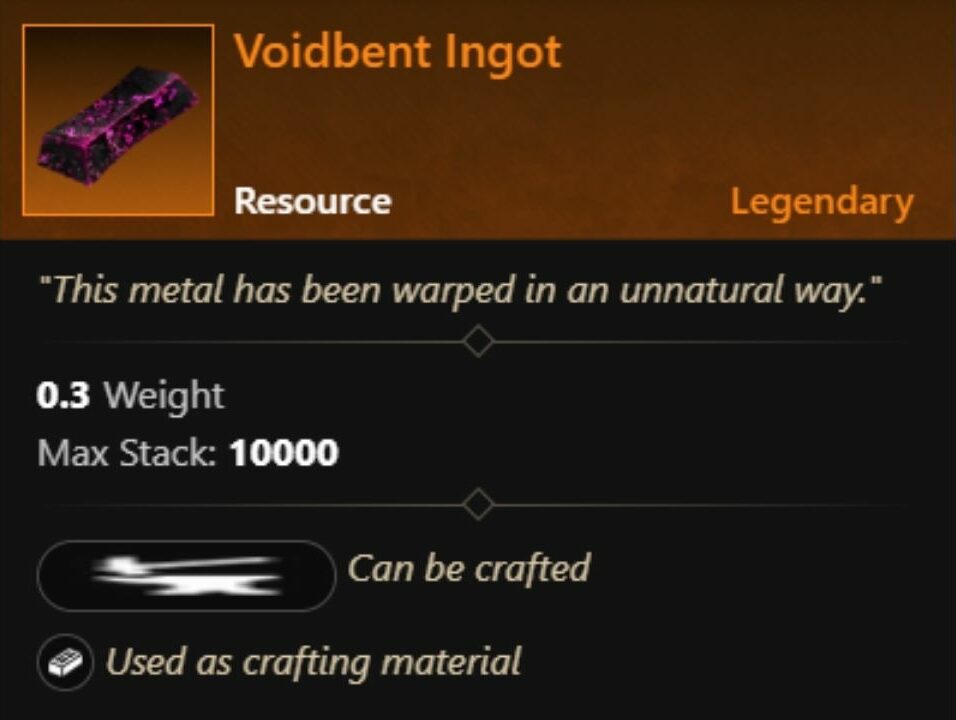 How to Craft Voidbent Armor in New World? Stats & More