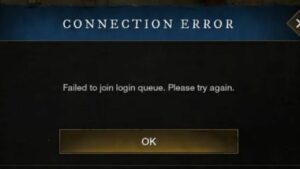 Fix for ‘Failed to Join Login Queue Connection Error’ in New World