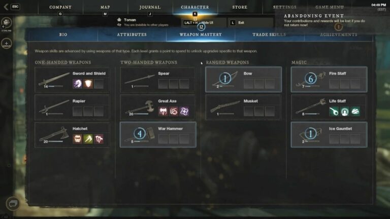 New World Weapons Guide: How To Acquire The Legendary Weapons? 