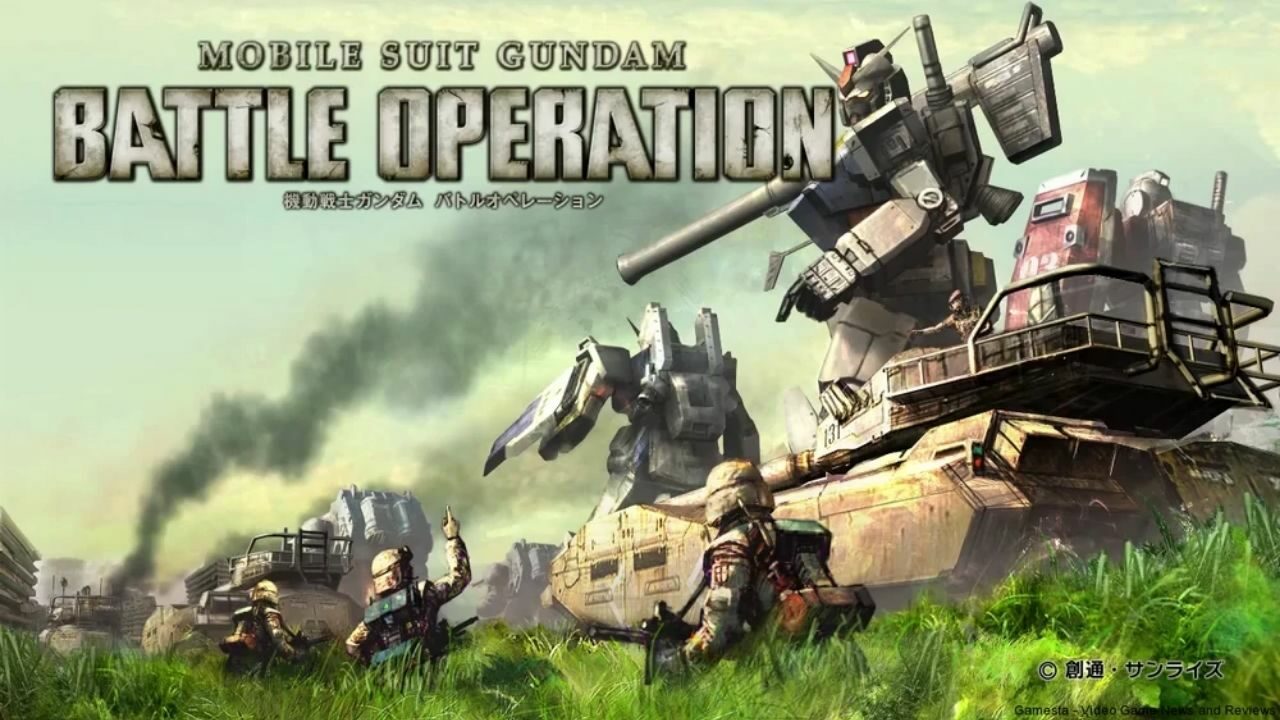 Bandai anuncia la nueva portada del juego Mobile Suit Gundam: Battle Operation