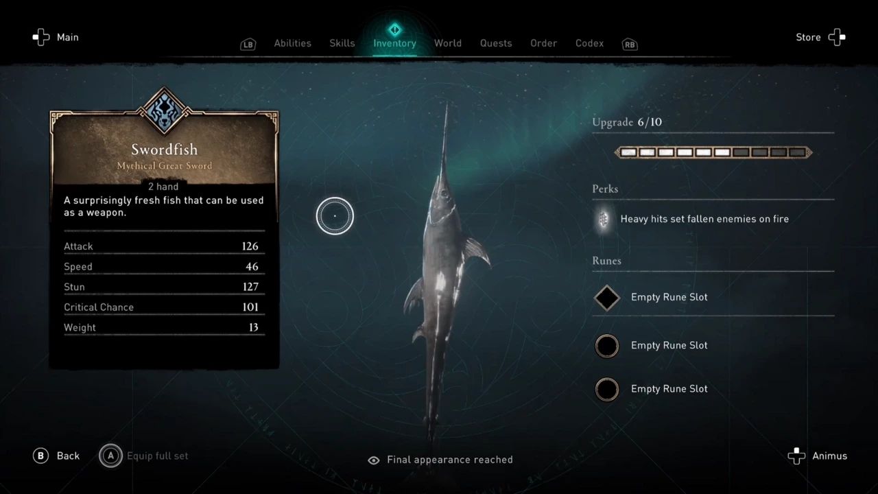 Guía de Assassin's Creed Valhalla: ¿Cómo conseguir la gran espada del pez espada? cubrir