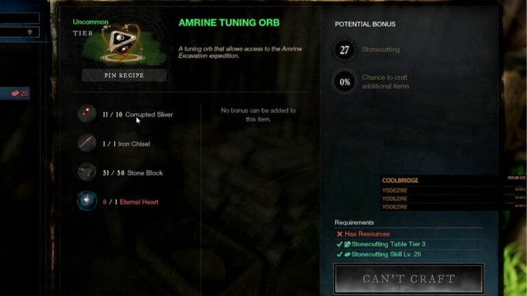 O segredo para criar Amrine Turning Orb no Novo Mundo