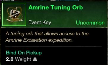 How to get Armine Tuning Orb through Destiny Unearthed?