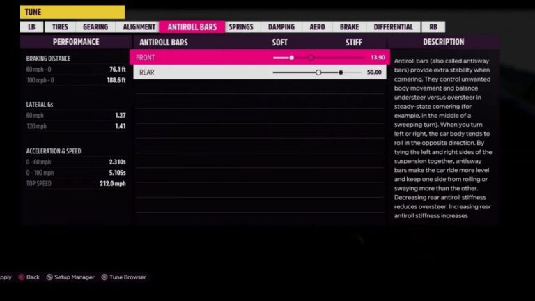 Forza Horizon 5 Basic Car Tuning Guide! So tunen Sie Autos effizient