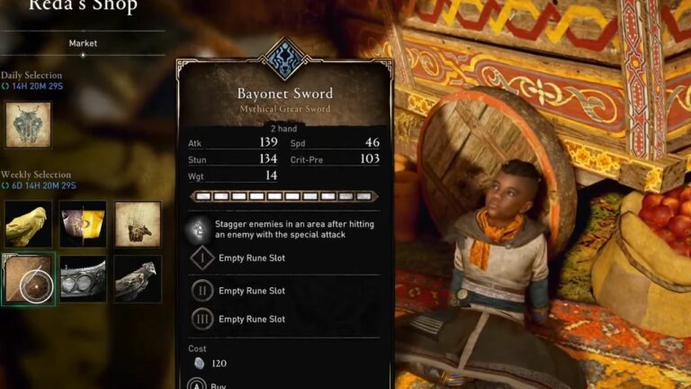Assassin's Creed Valhalla Guide: Das Bajonett-Großschwert erhalten!