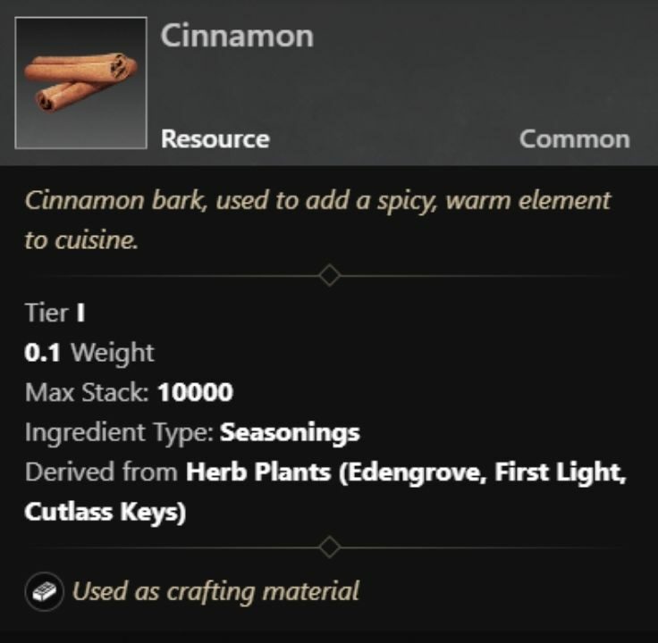 New World Harvesting Guide: How To Find And Farm Cinnamon?