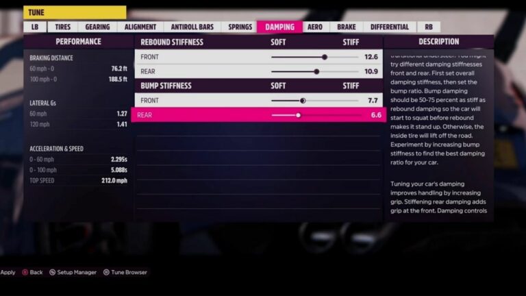 Forza Horizon 5 Basic Car Tuning Guide! How to Efficiently Tune Cars