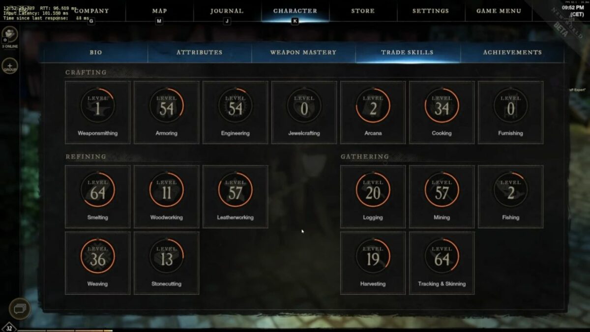 Fastest Way to Level Up Furnishing Skill in New World!