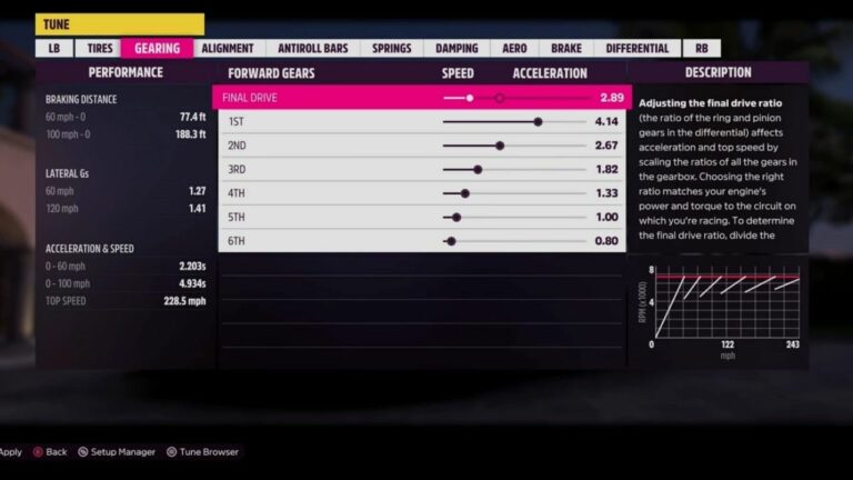 ¡Guía básica de tuning de automóviles de Forza Horizon 5! Cómo tunear coches de forma eficiente