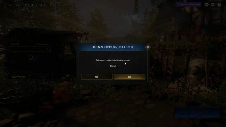 New World: Refreshed Credentials Already Expired Error Fix! 