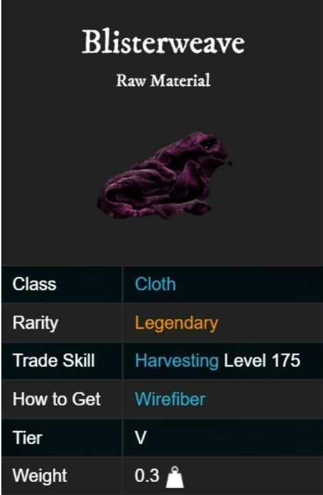 How to obtain Phoenixweave in New World and why should I craft it?