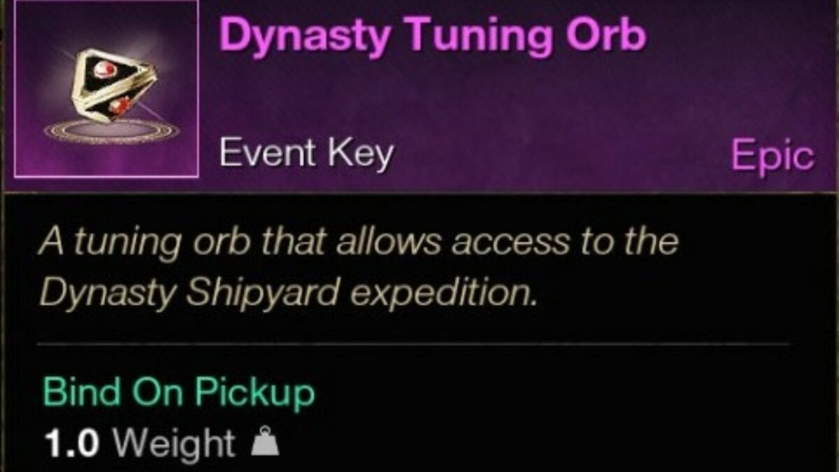 How to complete Dynasty Shipyard Expedition in New World?