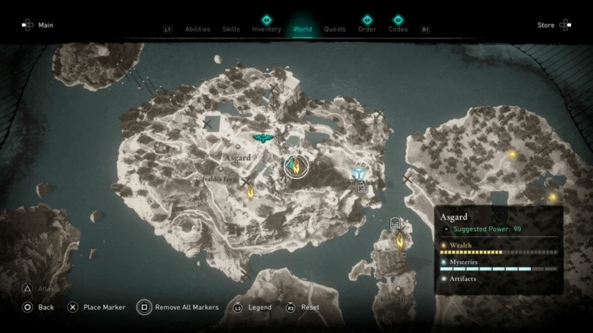Asgard Wealth All Ymir’s Tear Stone Locations in AC Valhalla