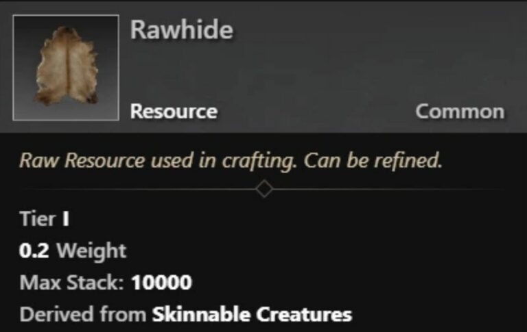 New World: A Detailed Guide to Gathering Rawhide ǀ Best Farming Spots