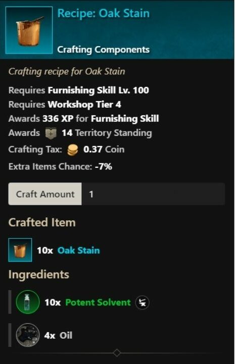 New World Furniture Crafting Guide: How to Craft Hope Storage Chest?