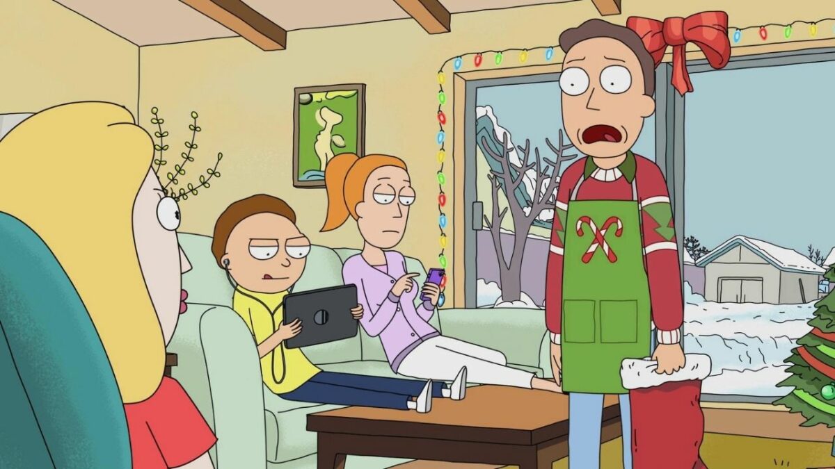 Rick & Morty Celebrate Christmas By Watching Interdimensional Cable