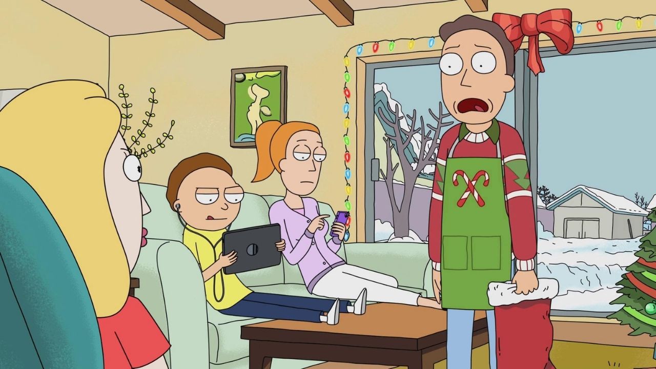 Rick and Morty Celebrate Christmas By Watching Interdimensional Cable cover