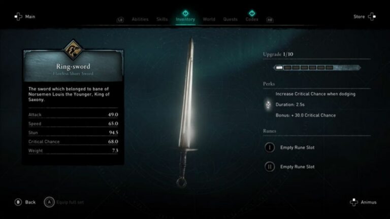 All One-Handed Swords in Assassin’s Creed Valhalla and their Location