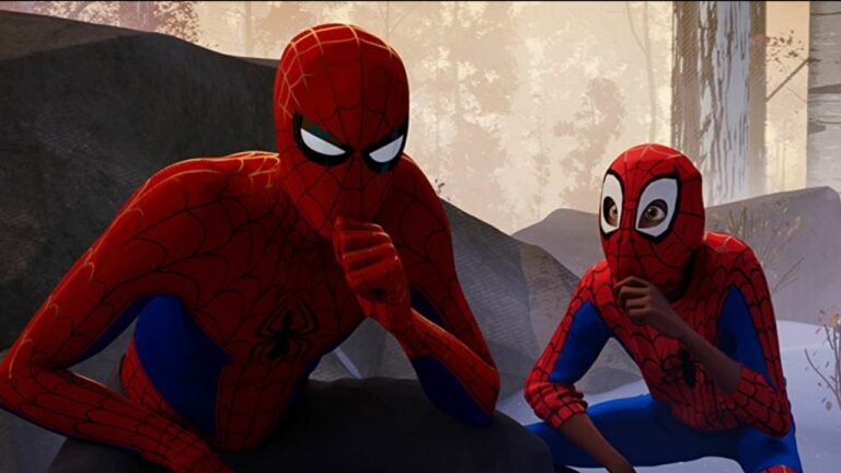 Andy Samberg übernimmt die Stimme der Scarlet Spider in „Spider-Man: Across the Spider-Verse“.