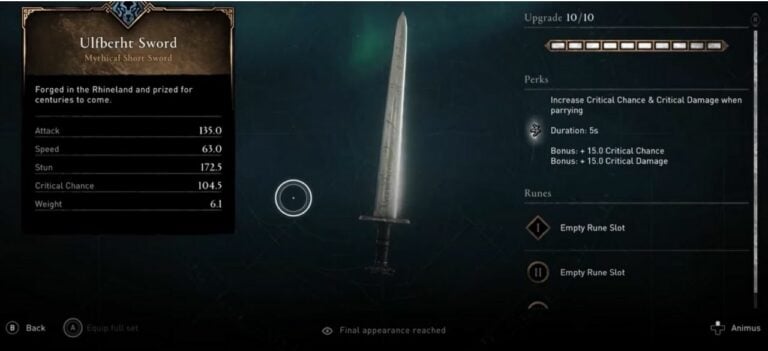 Alle Einhandschwerter in Assassin's Creed Valhalla und ihre Position