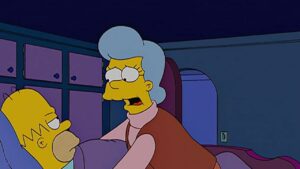 In der 33. Staffel der Simpsons entstehen große Handlungslöcher rund um Homers Mutter