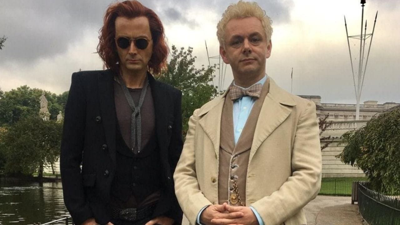 Good Omens Creator on Whether Crowley & Aziraphale Are Genderfluid cover