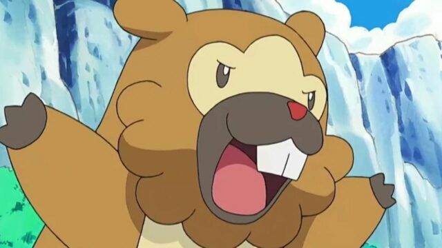 Bidoof fica no centro do palco no último curta de anime de Pokémon