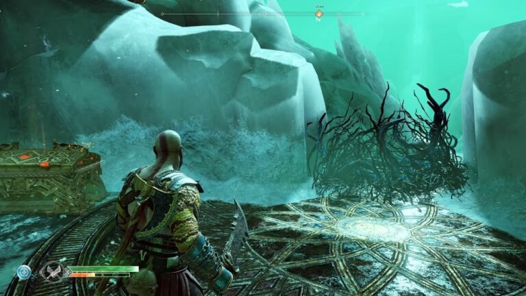 God of War: How to Get Rid of the Blue/Black Vines Blocking the Path? 