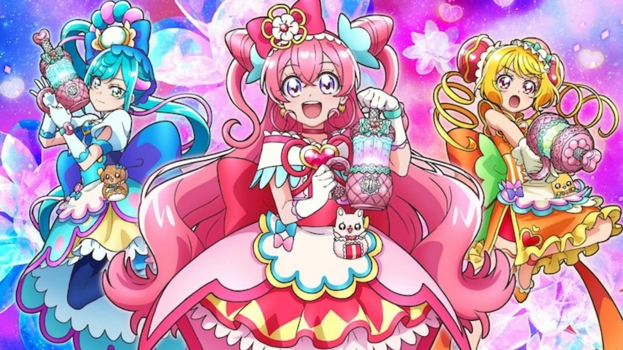 Delicious Party Precure Anime enthüllt ein funkelndes PV für das Februar-Premieren-Cover