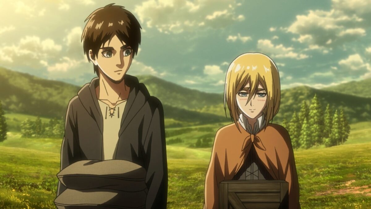 What did Eren see when he touched Historia?