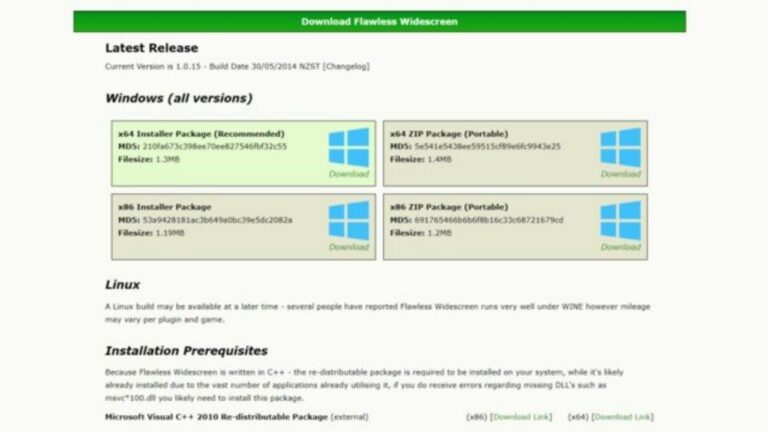 How to download and install Flawless Widescreen on PC?