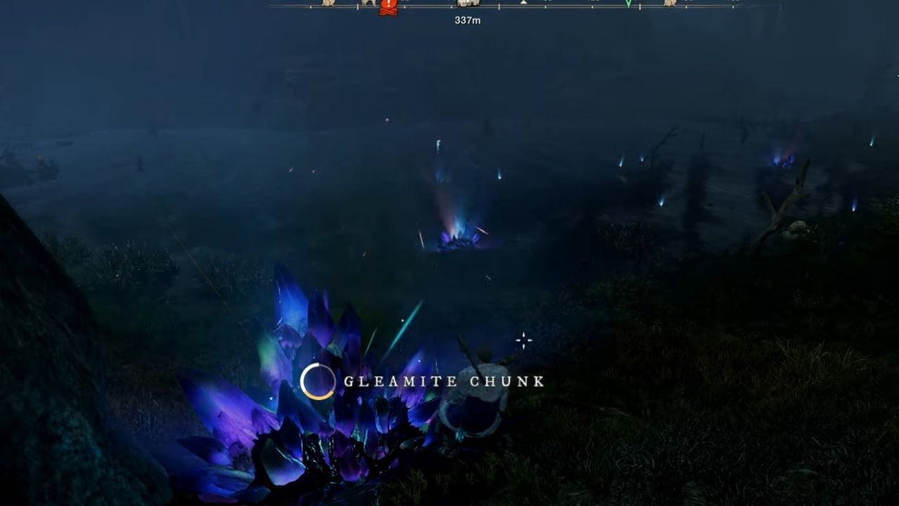 How to get Gleamite in New World? Gleamite Chunk Locations